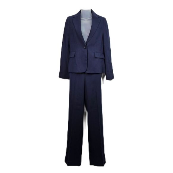 NWT Mango Navy Pant Suit - S - Picture 1 of 9